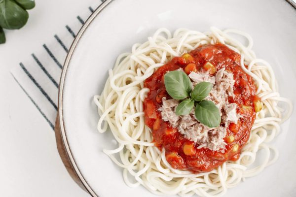 makaron z tunczykiem